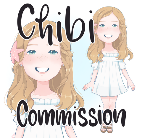 Digital Chibi Commission (custom artwork)